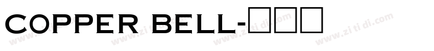 copper bell字体转换